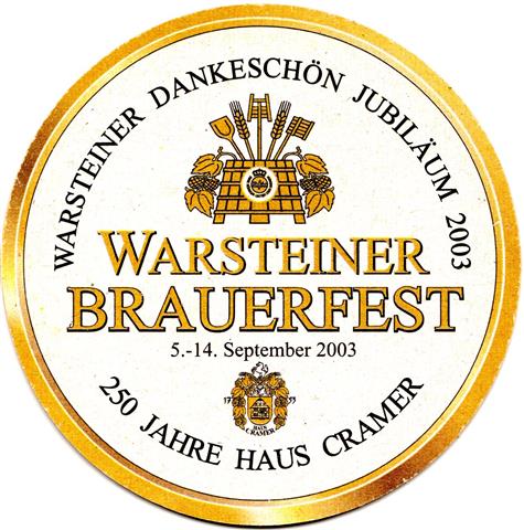 warstein so-nw warst 250 5b (rund215-brauereifest 2003)